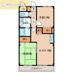 コスモ大野の物件間取画像